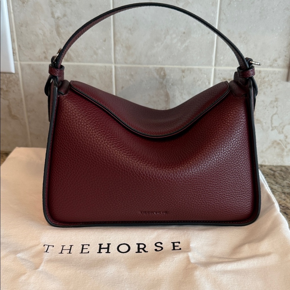 The Horse Burgundy Leather Shoulder Bag